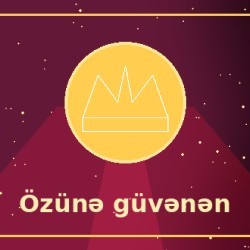 Özünə güvənən və iddialı biri kimi