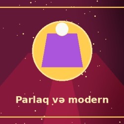 Parlaq, diqqət çəkən və modern