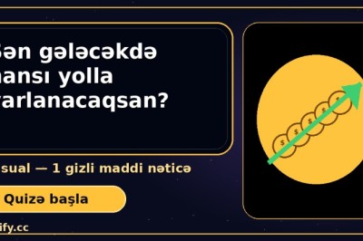 Sən gələcəkdə hansı yolla varlanacaqsan?