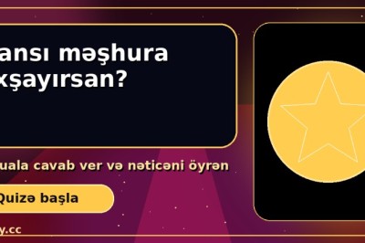 Hansı məşhura oxşayırsan?